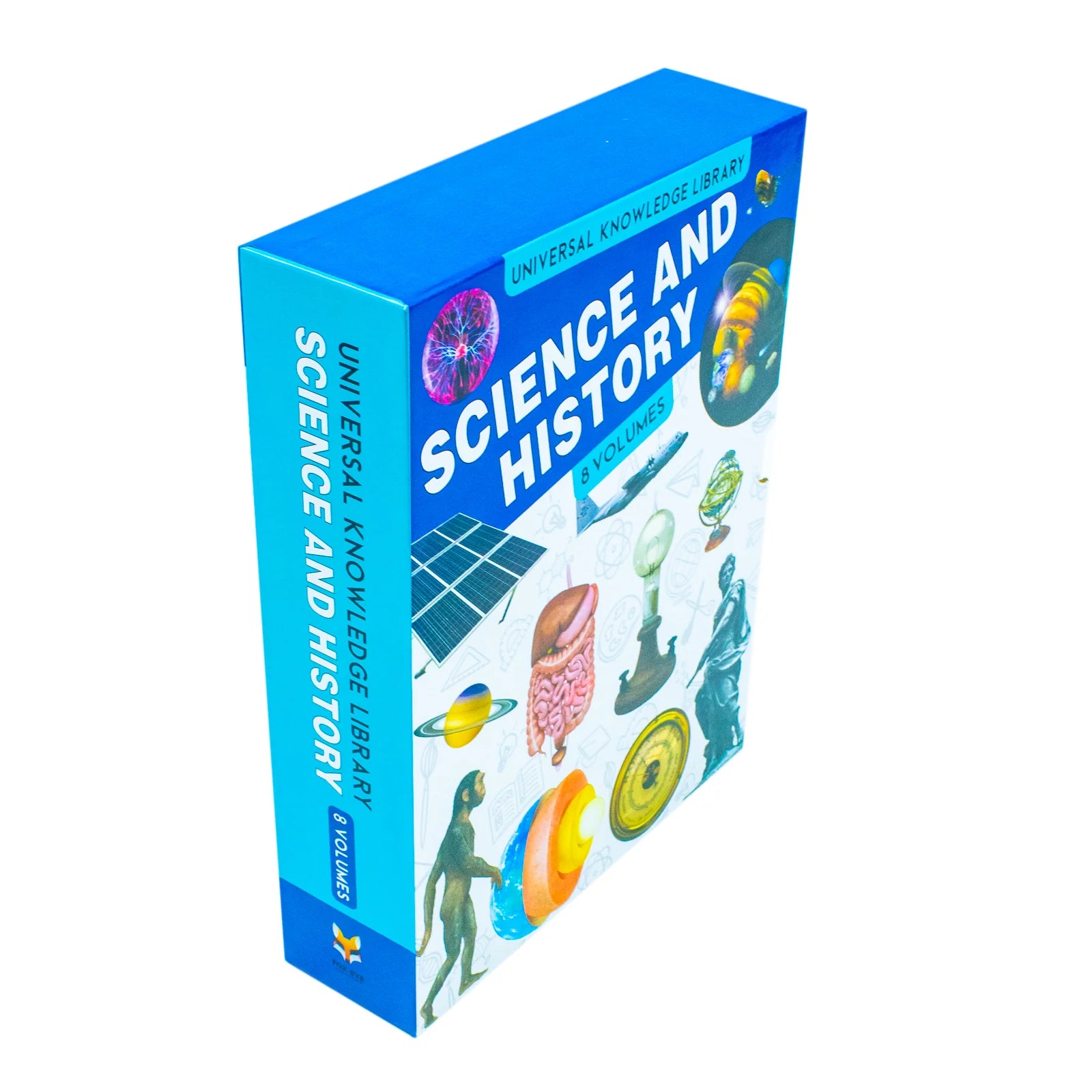 Universal Knowledge Library Science And History 8 Books Set