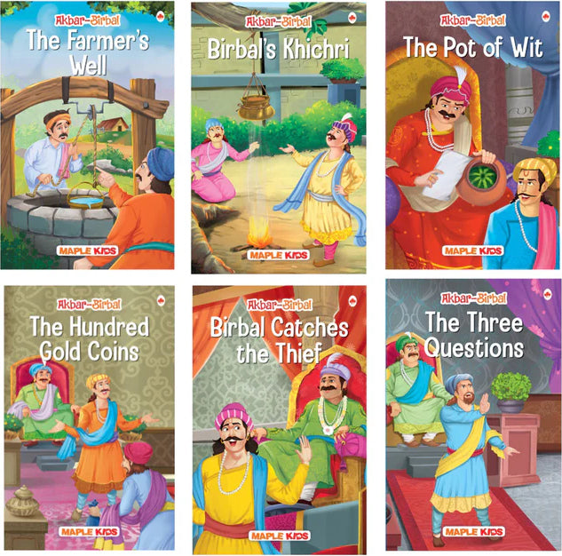 Akbar and Birbal Stories (Set of 6 Books)