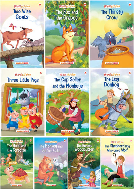 Best Of Moral Stories for kids (Set of 10 Books)