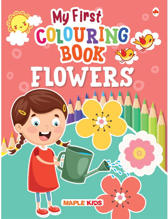 My first Colouring Book Flowers