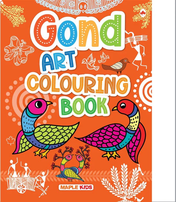 Gond Art Colouring Book