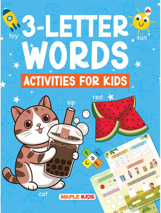3-Letter Words Activities For Kids