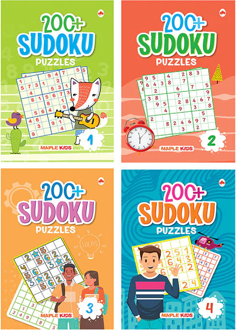 Sudoku (Set of 4 Books)
