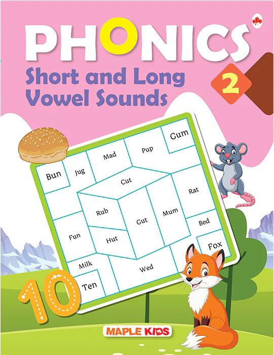 Phonics Short and Long Vowel Sounds (Book 2)
