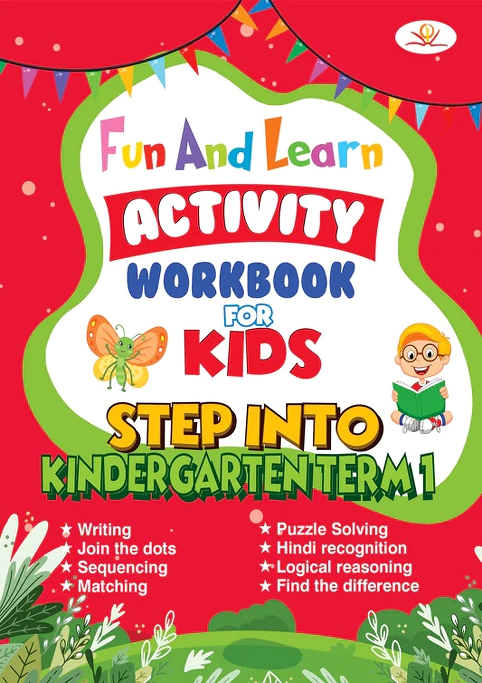 Step Into Kindergarten Term-1 Workbook book cover