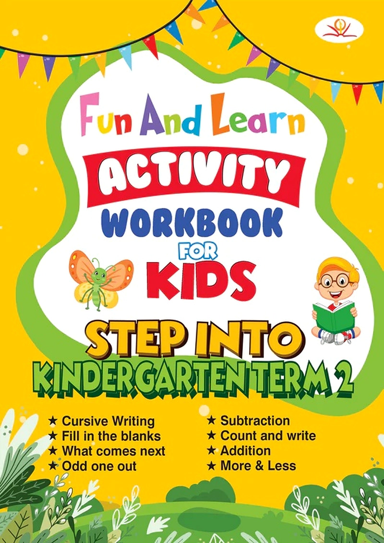 Step Into Kindergarten Term-2 Workbook book cover