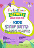 Step Into Class 3 Maths Workbook book cover
